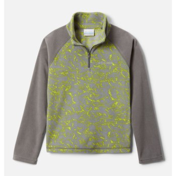 Columbia Glacial III Printed Fleece 1/4 Zip - Pullover Jungen Grau - AYZF98301